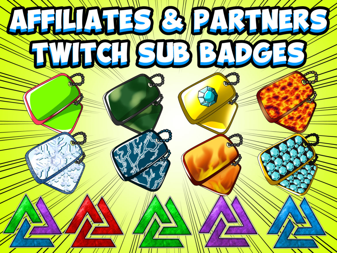 free custom twitch badges
