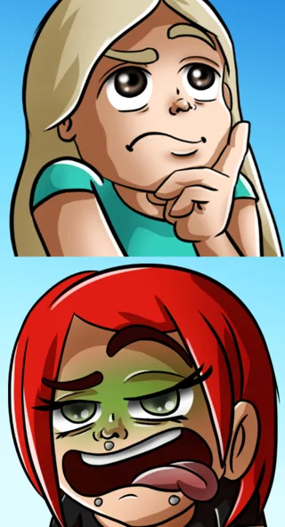 Illustrations et emotes réalisées par DamDSN